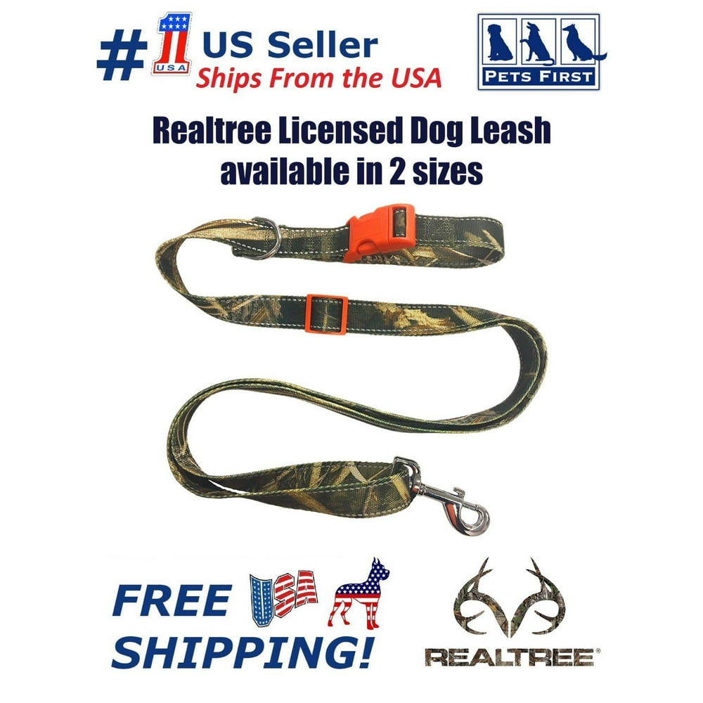 Realtree Dog Leash Licensed Camouflage Hunting Dog Apparel Toys