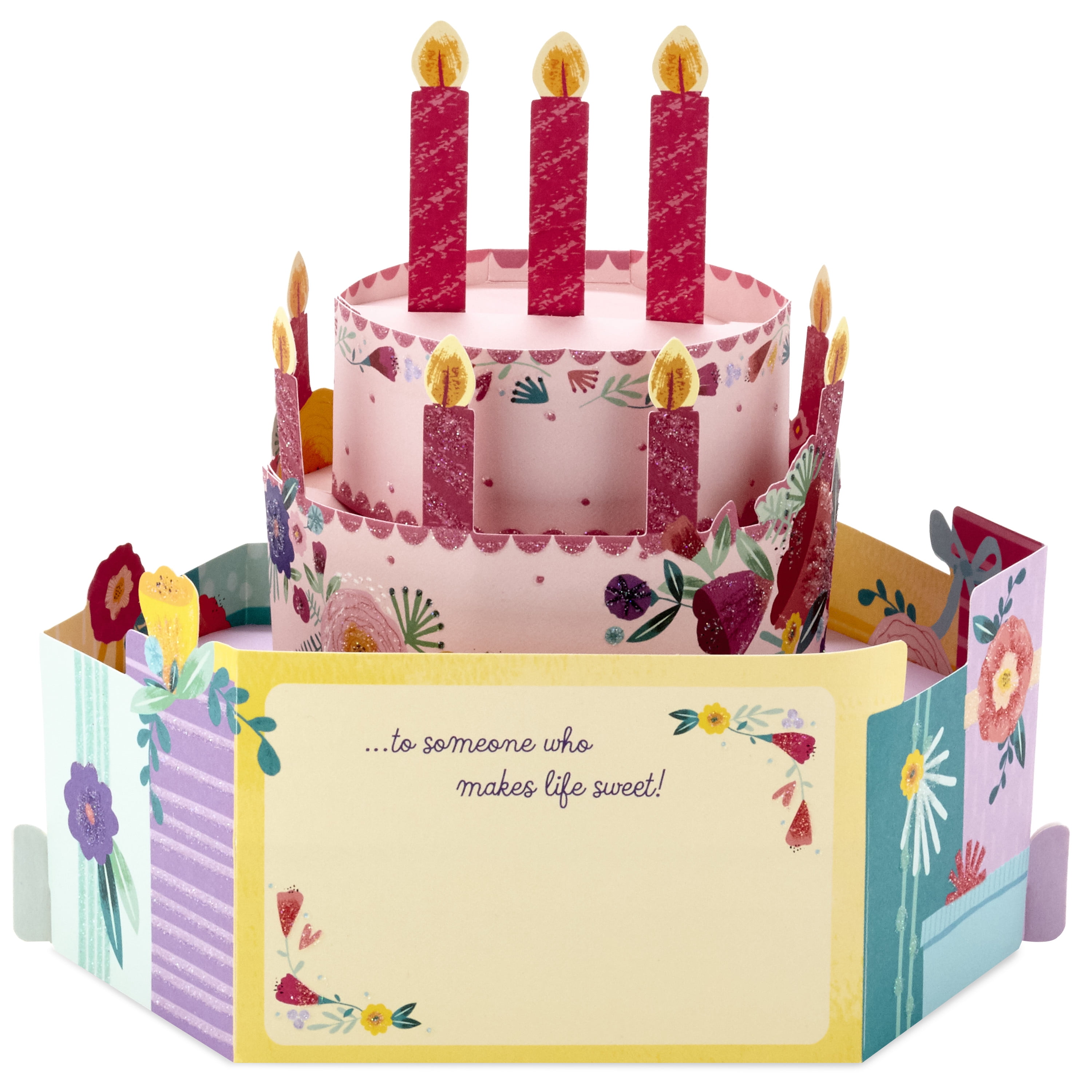 Hallmark Paper Wonder Pop Up Birthday Card for Women (Birthday Cake)