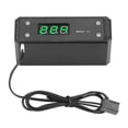 thumbnail image 1 of Water Cooling Digital Thermometer G1/4 Black Panel Red Blue Green White Display(Black Panel Green Display ), 1 of 8