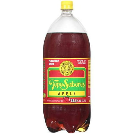 Topo Sabores: Apple Manzana, 84.5 fl oz
