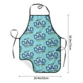 thumbnail image 6 of Bingfone Best Dad Ever for Tie-up Apron, Unisex Waterproof and Stain-Resistant Bib Apron for Kitchen Garden Painting, 6 of 7