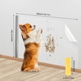 thumbnail image 3 of Clear Wall Protector Film, Contact Paper Electrostatic Wall Protective Film, 15.7in X 9.84ft Kitchen Oil Proof Sticker, Waterproof Sticker Cat Dog Scratch Protector for Door, Wall and Furniture, 3 of 7