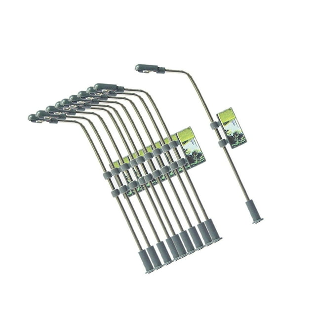 10x Model Train LED Light Landscape Lights LED HO Micro Landscape Garden Street Lamp Post 1:100