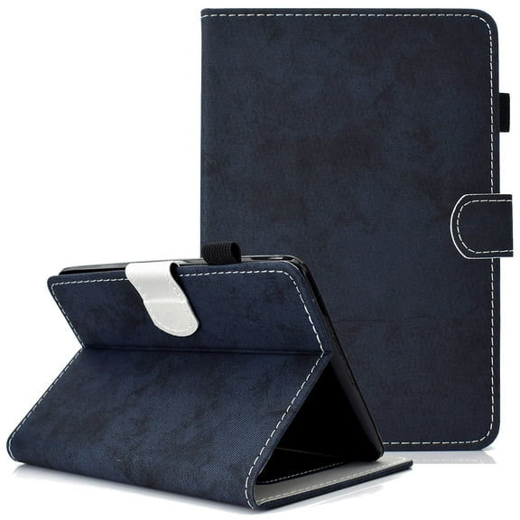 Allytech Case Fits for All-New Kindle Paperwhite (11th Gen), Paperwhite 2021 6.8" Case, Premium PU Leather Folding Stand Wallet Case with Auto Sleep Wake for Amazon Paperwhite 11th Gen 2021, Darkblue