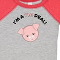 thumbnail image 4 of Inktastic I'm a Pig Deal Cute Pig Pun Boys or Girls Baby Bodysuit, 4 of 5