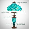 thumbnail image 2 of Tiffany Table LampTable Lamp 24 Inches Mother-Daughter Vase Desk Reading Lamp for Bedroom Living Room, 2 of 6