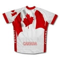 thumbnail image 2 of Canada Flag Short Sleeve Cycling Jersey  for Women - Size L, 2 of 3