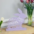 thumbnail image 3 of Northlight Happy Easter Floral Cut-Out Bunny Decoration - 13", 3 of 8