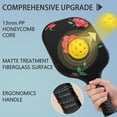 thumbnail image 4 of Pickleball Paddles Set Of 1, Fiberglass Surface, Rose Flowers Print, 1 Paddle, 2 Balls & Bag, 4 of 5