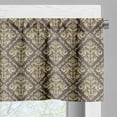 thumbnail image 3 of Ambesonne Oriental Window Valance, Antique Curly Damask, 54" X 18", Taupe and Beige, 3 of 5