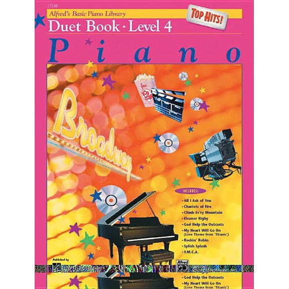 Alfred's Basic Piano Library: Alfred's Basic Piano Library Top Hits! Duet Book, Bk 4 (Paperback)