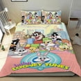 thumbnail image 1 of Bebés Looney Tunes Conjunto de sábanas temático, trío de piezas, cómodo y amigable con la piel, diseño único, regalo de decoración para el hogar para familiares, amigos y fans,173cm *218cm, 1 of 6