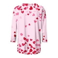 thumbnail image 5 of Brilliant Valentine Shirt Womens Tops Spring 2025 Women Round Neck Long Sleeves Casual Sweatshirts Sweater Pullover Tunic Tops, 5 of 5
