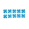 thumbnail image 2 of FLAMEEN Plastic Propellers, 10Pcs 4 Blades Propeller For Craft For Mechanical Model Making, 2 of 8