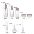 thumbnail image 2 of Lotion Cream Pump Plastic Container Cosmetic Bottle Dispenser Travel Refillable Containers, 2 of 5