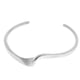 thumbnail image 1 of Pulsera de latón con forma de arcoíris de 6 cm, regalo de joyería perfecto Platino, 1 of 6