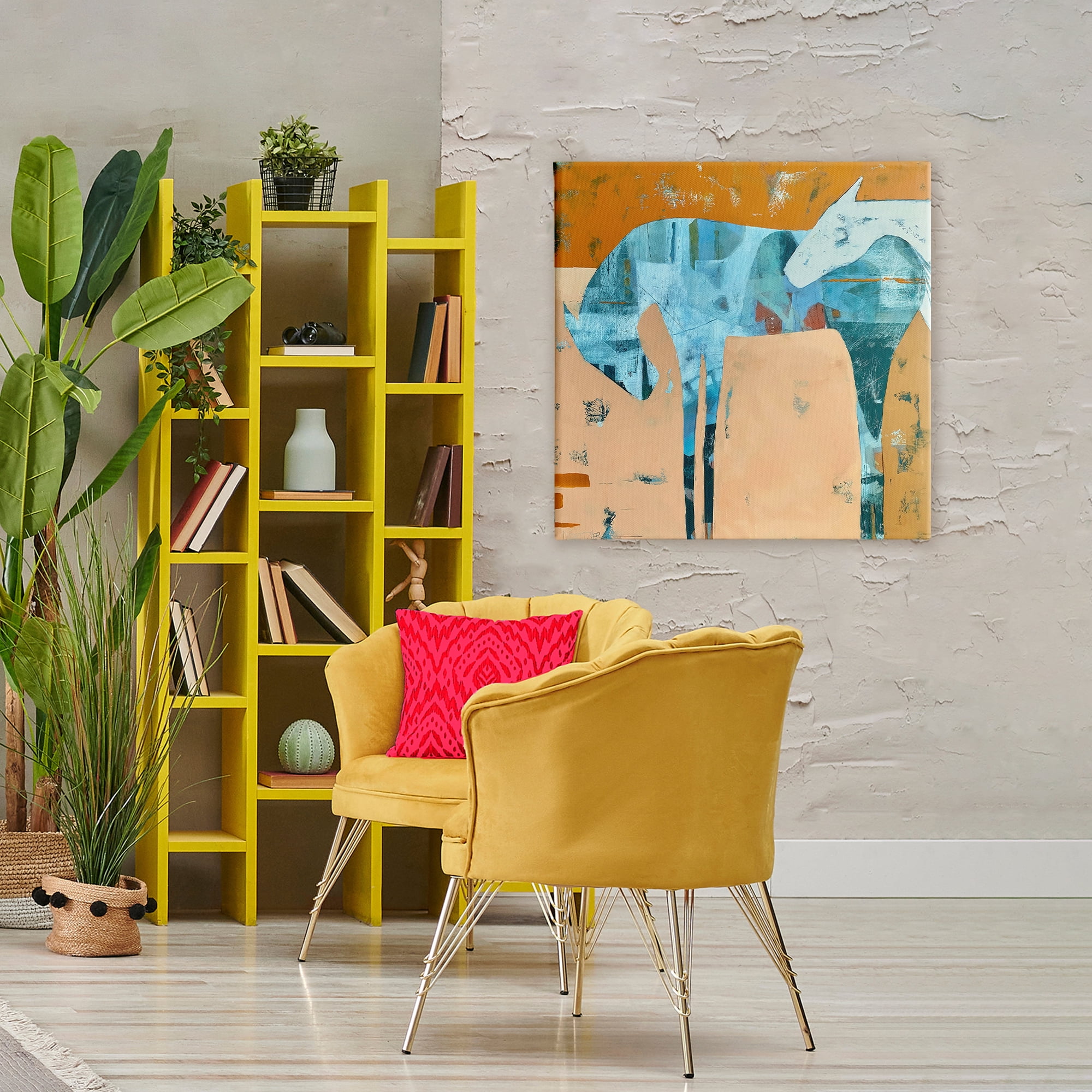 Kindred Crush Horses Canvas Wall Art, design by Dianna Fritzler