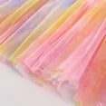 thumbnail image 6 of HJYCHN Kids Dress Sleeveless Gradient Mesh Party Gown with Ruffled Straps for Carnival Girls Dress 4-5 Years, 6 of 7