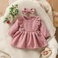 thumbnail image 2 of ZPYESWOW Girls Christmas Dress Size 7 Girls Maxi Dress Toddler Christmas 2t Black Outfit Girls' Clothing Sets Baby Clothing 5 Dollar and Under Gifts, Pink 6-9 Months, 2 of 7