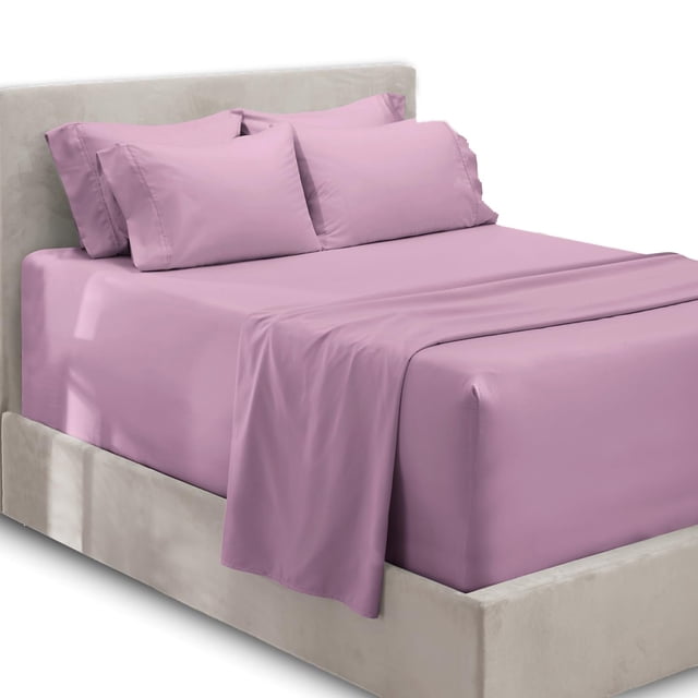 Juego de sábanas Hearth & Harbor Extra Deep Pocket Queen Lavender
