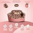 thumbnail image 6 of Precious Tails Leopard Princess Cat Dog Bed - Small, 6 of 10