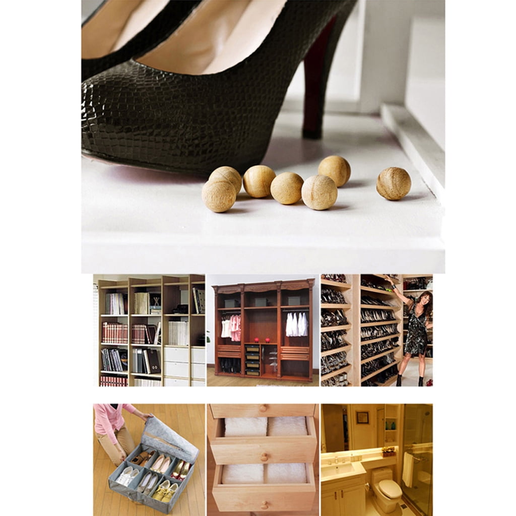 Buy 5x Camphor Wood Ball Smell Cedar Drawer Insect Repellent Mothball