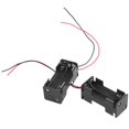 thumbnail image 3 of 2pcs Black 2-Layers 4 x 1.5V AAA Battery Holder Case Box w Wire Leads, 3 of 5
