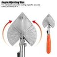 thumbnail image 1 of Adjustable Angle Scissors Shear with SK5 Blade for Accurate Cutting with Clear Scale Adjusting Disc, Mainly, 1 of 8