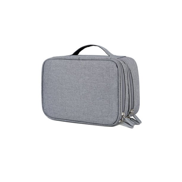 Advancent Bolsa de almacenamiento, bolsas portátiles multifuncionales, paquete de hombres de negocios, disco Flash de potencia, discos duros Almacenamiento y organización del hogar Gris