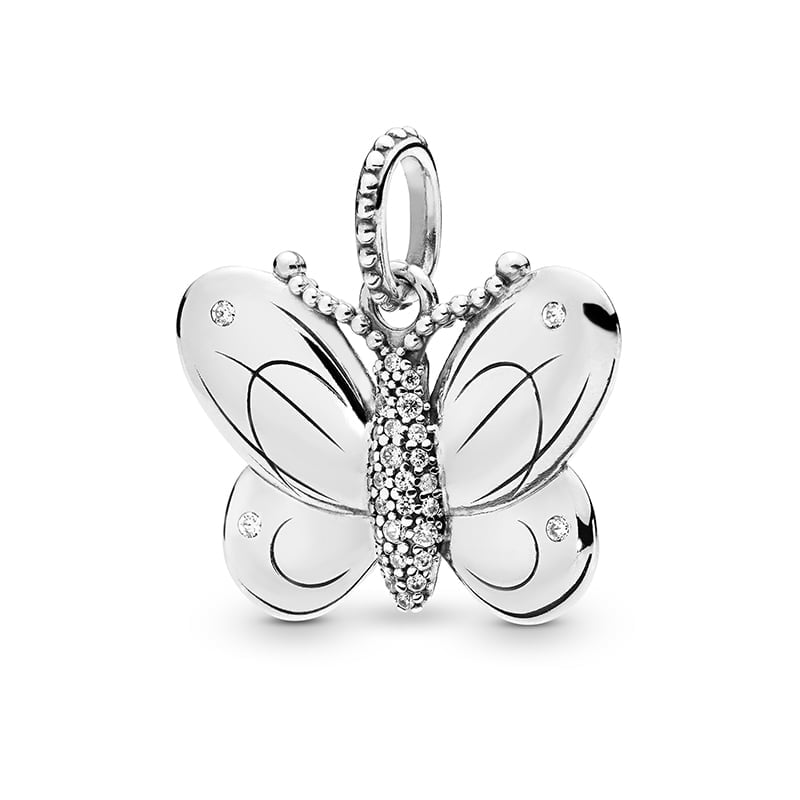 opskrift plade smuk PANDORA Decorative Butterfly Pendant - Walmart.com