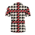 thumbnail image 7 of FINALGANG Mens Short Sleeve Polo Shirt Casual Print Button Front Relaxed Fit Collared Shirt For Summer Beach Vacation Daily Wear Beige XL, 7 of 7