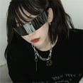 thumbnail image 2 of Gafas de sol góticas sin montura de guerrero futurista, gafas de sol Retro Punk, gafas de protección UV, gafas de fiesta Steampunk Vintage, máscara Tan Jianjun unisex, 2 of 2