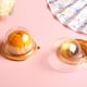 thumbnail image 2 of FLhrweasw Mini Caja Desechable para Pastel Transparente 50 Uds. para Postres (dorado), 2 of 9