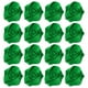 thumbnail image 1 of Uxcell 16Pcs Rosas de Cinta de 2 pulgadas Flores Artificiales de Tela Verde, 1 of 5