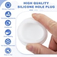 thumbnail image 3 of Uxcell 8 Pcs Tapón de Silicona en Forma de T, Diámetro 45 mm/1.77 Pulgadas, Tapón de Silicona Impermeable Reutilizable, Tapón Redondo de Sellado para Equipos de Tuberías, Blanco, 3 of 7