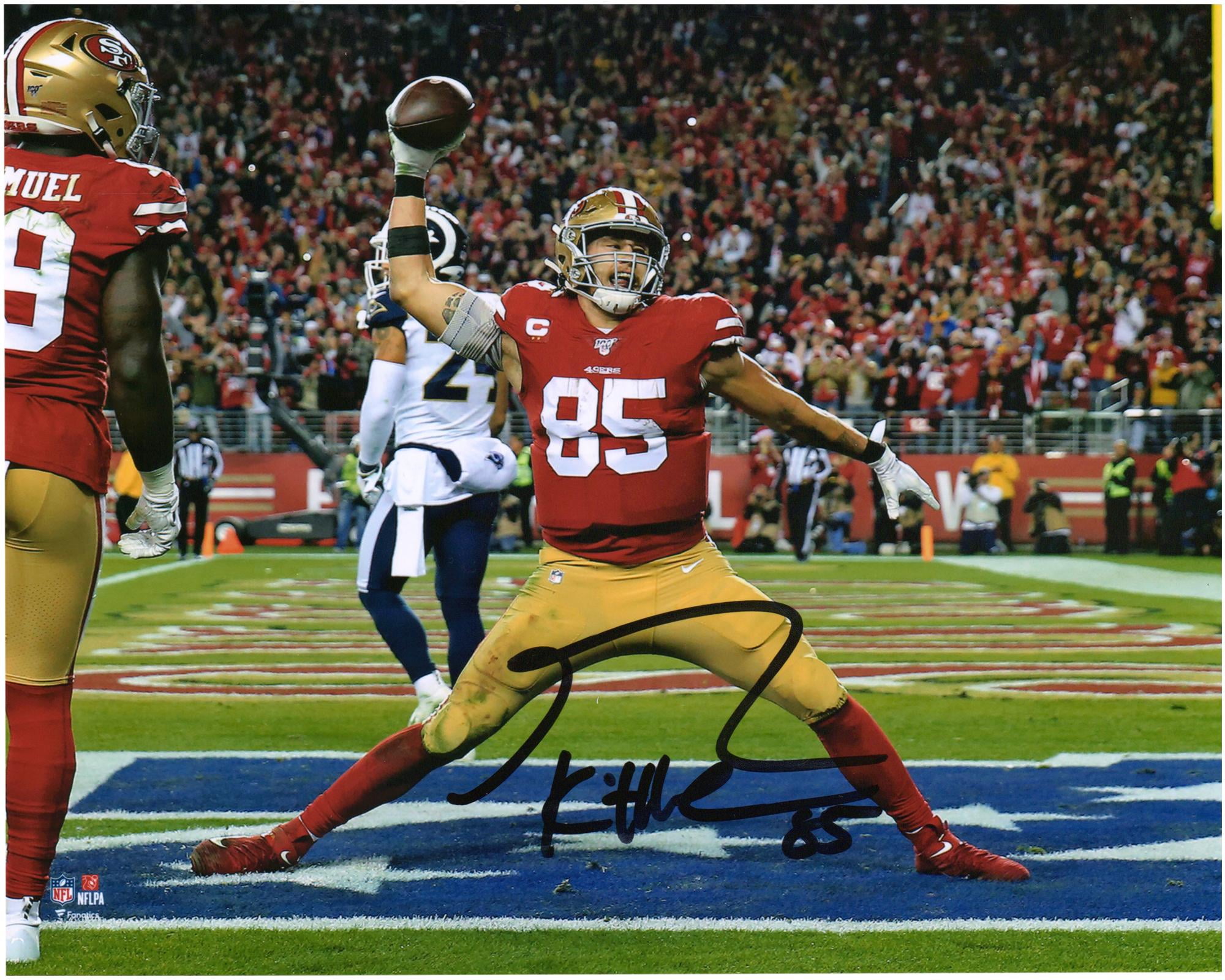 Jerry Rice Signed San Francisco 49ers Super Bowl TD vs Broncos 8x10 Photo 