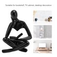 thumbnail image 4 of Resin Thinker Figure, Abstract Art Ornament for Living Room Decoration, Non , Stable Structure, 4 of 8
