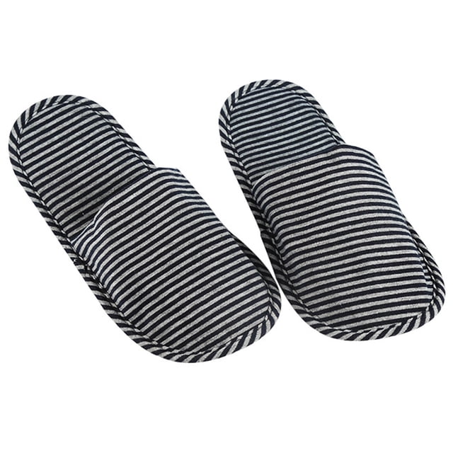 1 par de pantuflas desechables antideslizantes, cómodas y gruesas, plegables, para hombre, para hoteles, viajes y exteriores (gris)