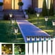 thumbnail image 1 of pstuiky 6 luces solares LED para jardín exterior. Ideales para decorar patios, caminos y terrazas., 1 of 9