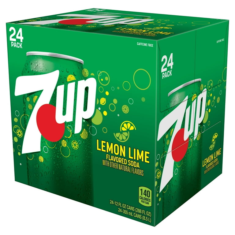 7UP Lemon-Lime Soda, Caffeine Free, Uplifting Refreshment, 12 fl