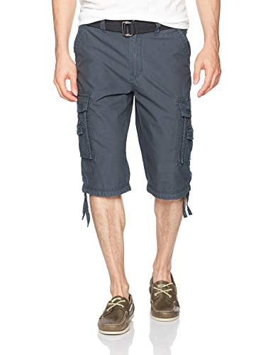 Reg and Big and Tall Sizes Unionbay Men's Cordova Belted Messenger Cargo Short