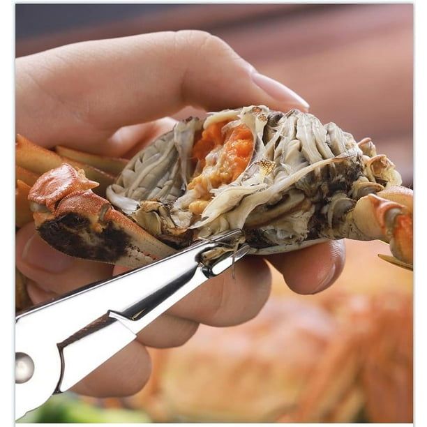 Almohadilla de Acero para Cangrejos, Pinza para Mariscos, Herramienta de Cocina, Resistente, Compacta, para Bar, para Cocina, Almohadilla Metálica, para Despensa, para Comedor
