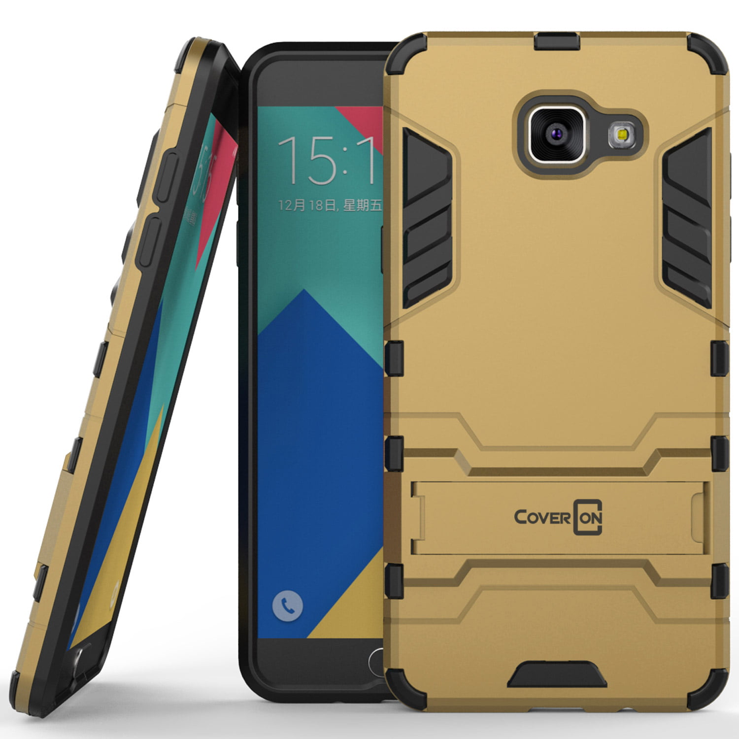 CoverON Samsung Galaxy A5 (2016 Version) A510 Case, Shadow Armor Series Hybrid Kickstand Phone Walmart.com
