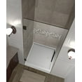 thumbnail image 7 of Aston Sdr995-27-10 Cascadia 27" Wide X 72" High Frameless Hinged Shower Door - Black, 7 of 7