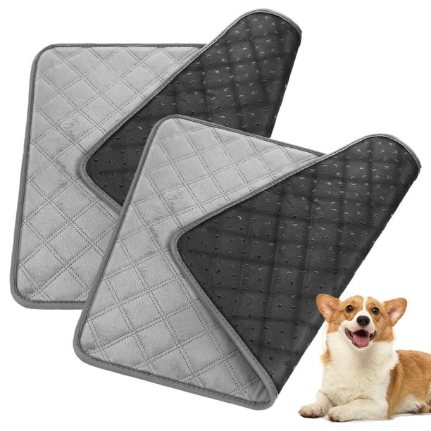 2 almohadillas absorbentes lavables y reutilizables para cachorros, impermeables y absorbentes, para entrenamiento de mascotas, cachorros y gatitos