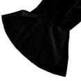 thumbnail image 6 of Ohufall Long Dresses for Women Casual Velvet Bell Sleeves Dresses Cozy Solid Pleated A-Line Dresses, 6 of 6