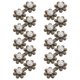 thumbnail image 1 of FOMIYES 10Pares Clips Ajustadores Dorados Para Cintura De Con De Flor, 1 of 7