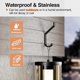 thumbnail image 3 of 10-Pack Wall Hooks for Hanging Coat: 10KG Metal Strong Hook with Screw, Individual Hangers for Clothes Towel, for Bathroom Door, Black 10cm, 3 of 5