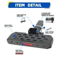 thumbnail image 5 of Adjustable Hitch Step for 2.5" Trailer Hitch Receiver With Anti-Slip Platform,with Hitch Receiver Converter Sleeve, 5 of 12