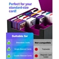 thumbnail image 3 of UAONO Card Storage Box for Trading Cards, 2400+ MTG Commander Deck Box With 24pcs Colorful Divider, Card Case Fits for Magic TCG PTCG Game Cards (Bla, 3 of 6